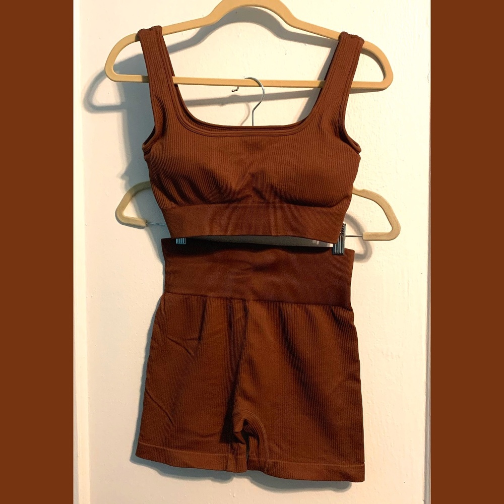 Brown Activewear Set | Size M